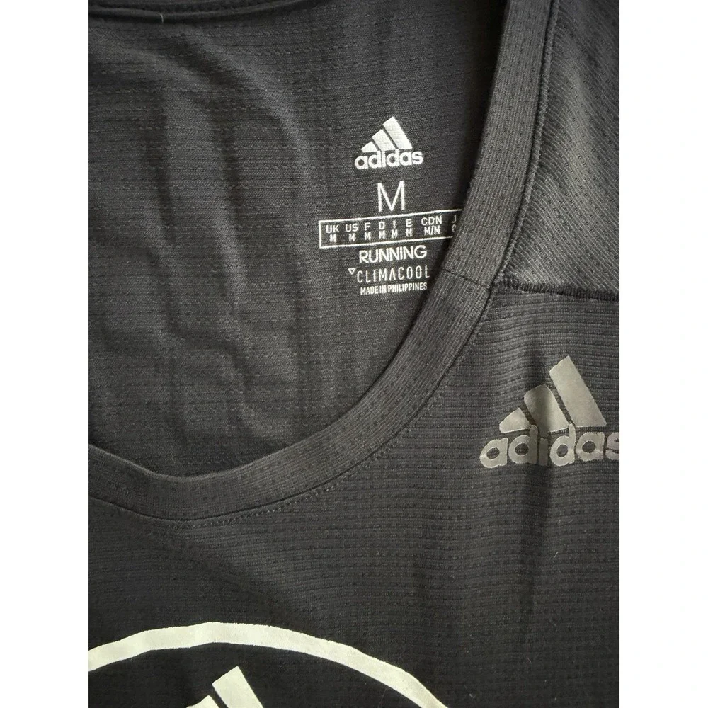 Adidas Climacool AR Los Angeles Running Tank Top Black Reflective Men's Size M